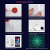 LED Firework Strip Lights Dream Color RGB Smart Music Sync APP & Remote Control