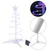 2FT Lighted Spiral Christmas Trees/RGBY