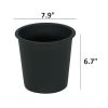 7.9" Round Nursery Plant Pot - Garden Plastic Pots with Drainage (5-Pack)