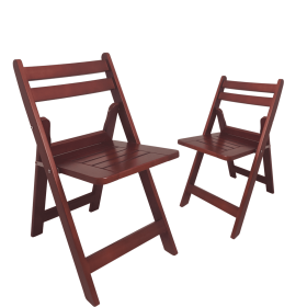 Comfort Leisure Wood Folding Chair(Set of 2),Walnut, 18.1\"x24.8\""x29.5\""" (Color: Walnut)