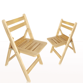 Comfort Leisure Wood Folding Chair(Set of 2),Walnut, 18.1\"x24.8\""x29.5\""" (Color: natural)