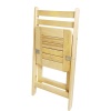 Comfort Leisure Wood Folding Chair(Set of 2),Walnut, 18.1\"x24.8\""x29.5\"""